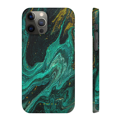 Mystic Lagoon iPhone 12 Pro Glossy Phone Case Accessories Classic Glossy iPhone Cases Matte Phone Cases