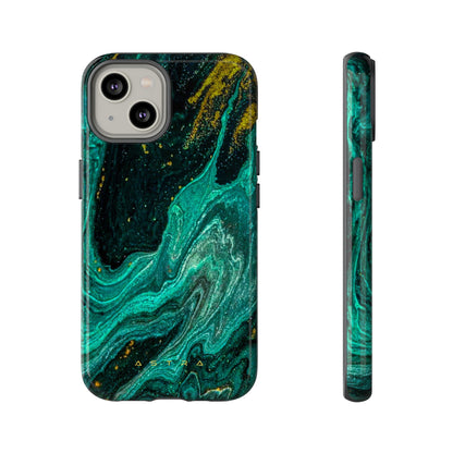 Mystic Lagoon iPhone 14 Glossy Phone Case Accessories Elite Glossy iPhone Cases Matte Phone accessory Phone Cases Samsung Cases Valentine's Day Picks