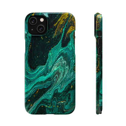 Mystic Lagoon iPhone 14 Plus Glossy Phone Case Accessories Classic Glossy iPhone Cases Matte Phone Cases