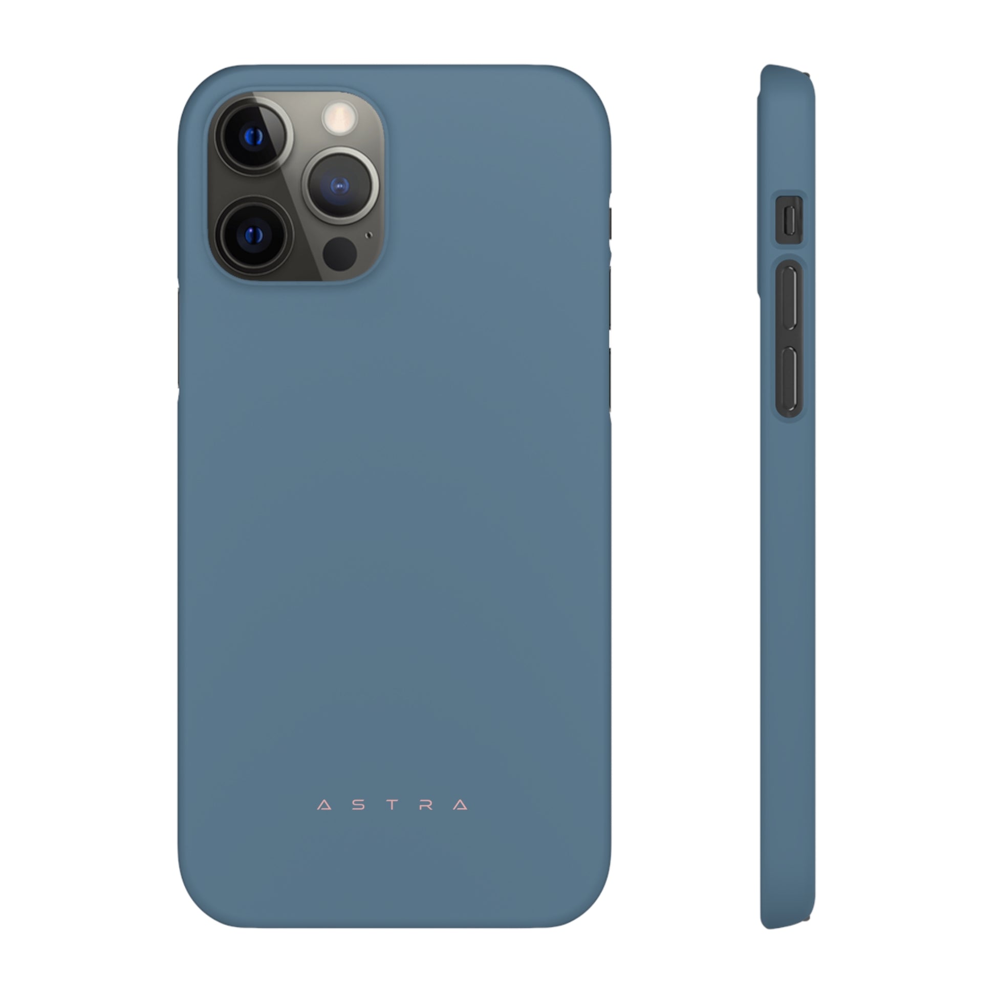 Blue Titanium iPhone 12 Pro Matte Phone Case Accessories Classic Glossy iPhone Cases Matte Phone Cases Samsung Cases