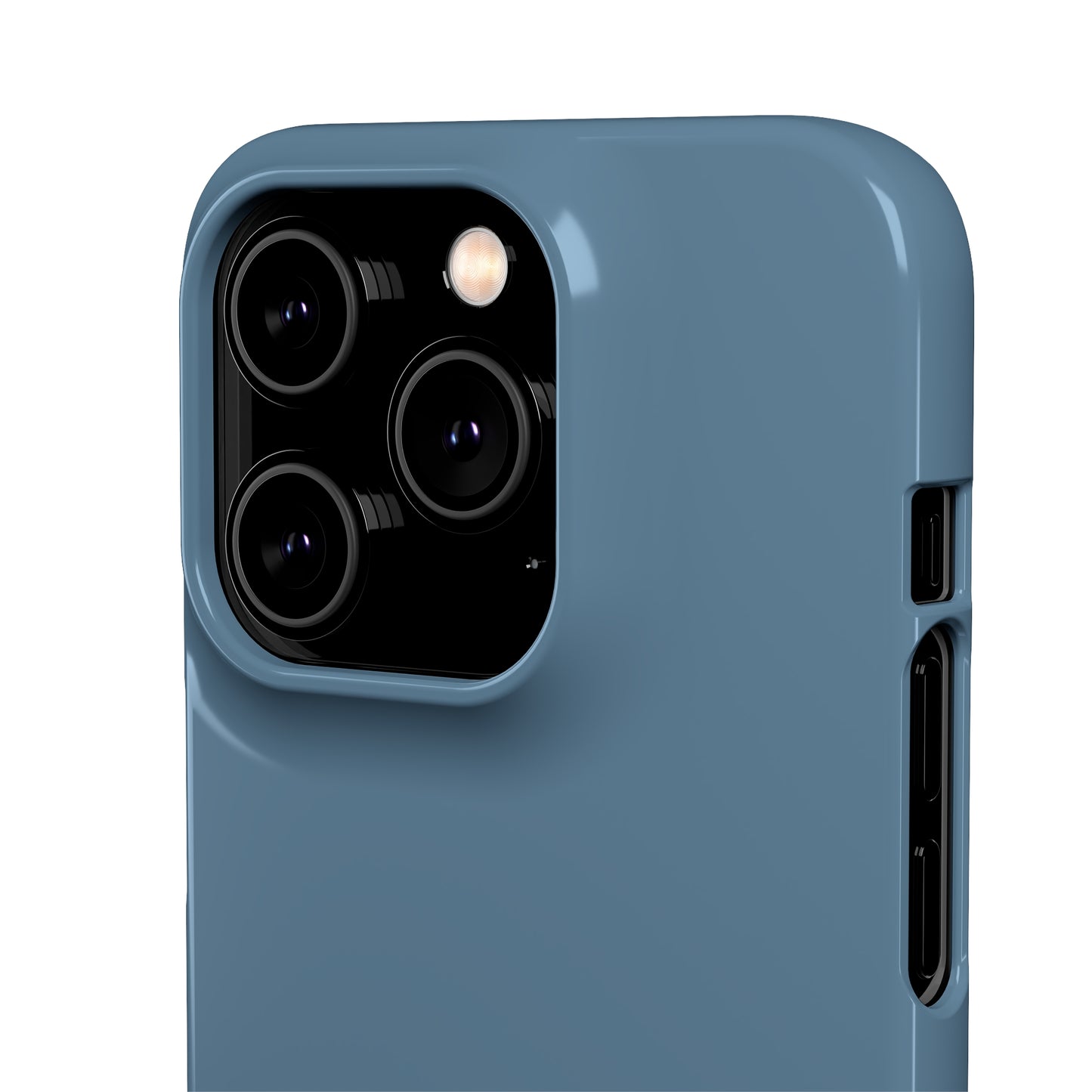 Blue Titanium iPhone 14 Plus Glossy Phone Case Accessories Classic Glossy iPhone Cases Matte Phone Cases Samsung Cases