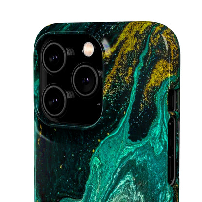 Mystic Lagoon iPhone 13 Pro Max Glossy Phone Case Accessories Classic Glossy iPhone Cases Matte Phone Cases